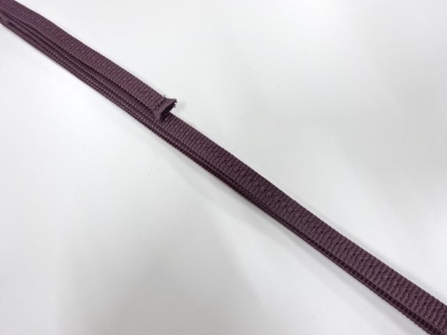 未使用品　正絹　帯留め用　手組三分紐
